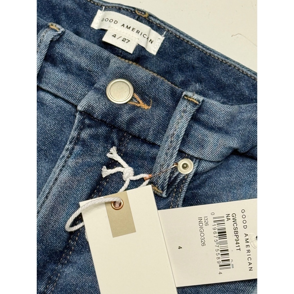 GOOD AMERICAN Good Waist Skinny Jeans Indigo Blue Women 4 27 High Rise‎ - Picture 3 of 4